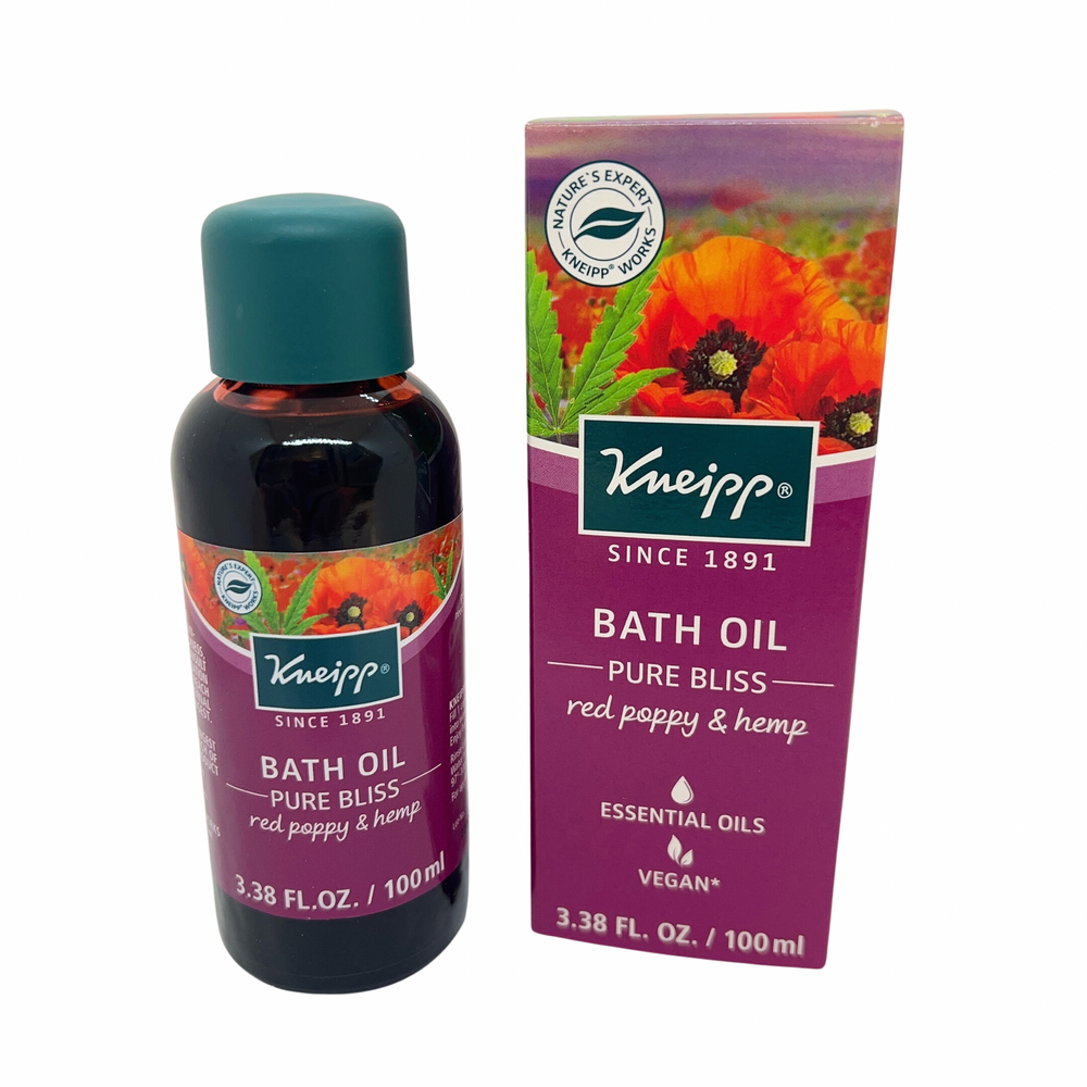 Kneipp Pure Bliss Red Poppy & Hemp Bath Oil