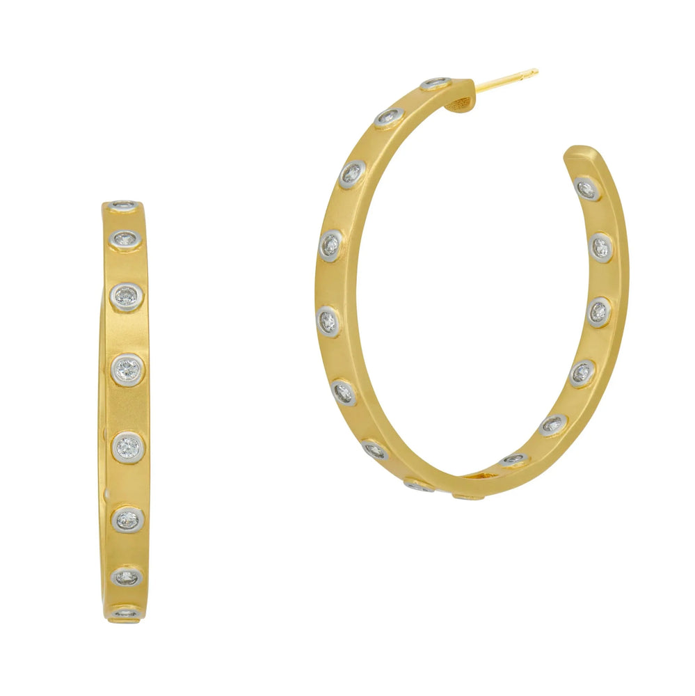 Freida Rothman Glistening Stud Hoop