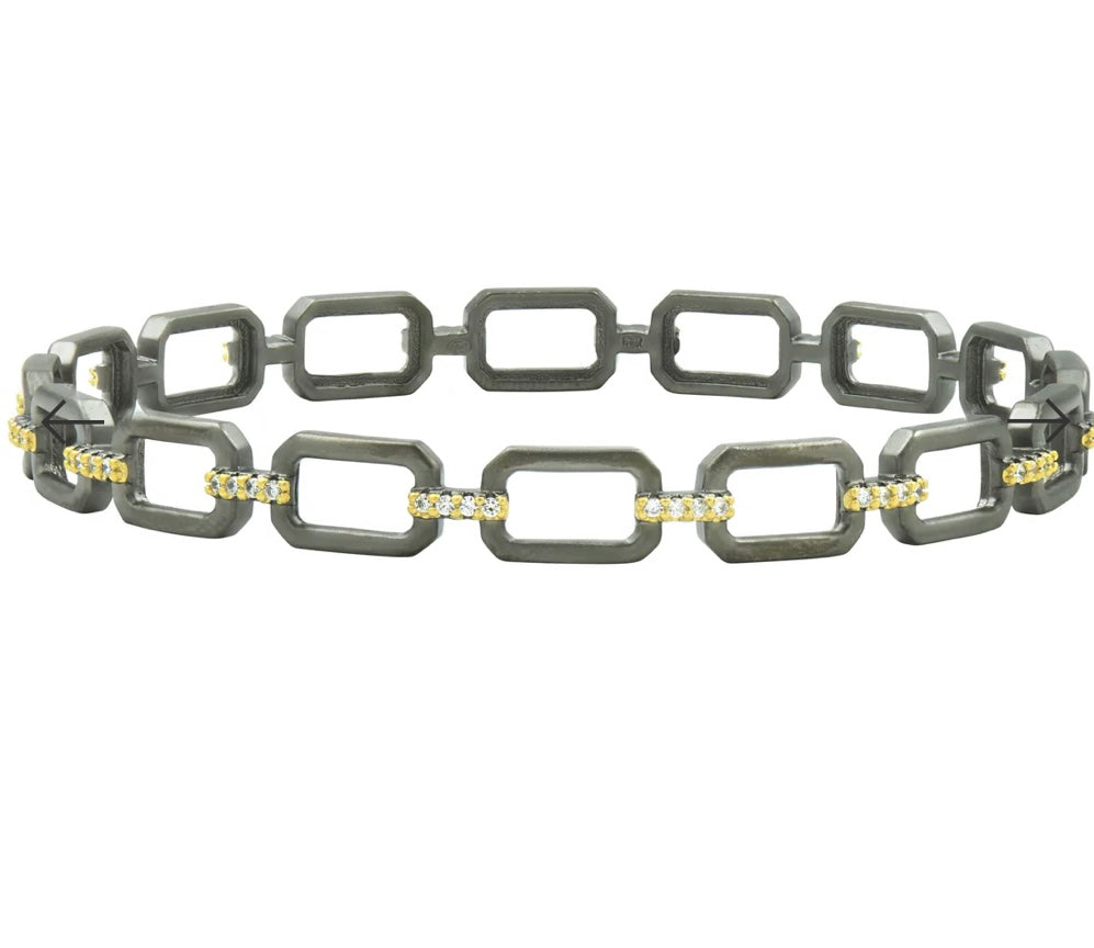 Freida Rothman Chain Link Slide Bangle