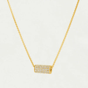 Dean Davidson Petit Pavé Mini Tube Necklace